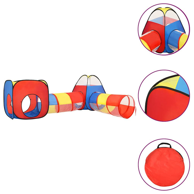 Vidaxl Children's Play Tent avec 250 balles 190x264x90 cm multiplié