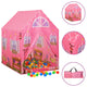 Vidaxl Children's Play Tent avec 250 balles 69x94x104 cm rose