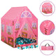 Vidaxl Children's Play Tent avec 250 balles 69x94x104 cm rose
