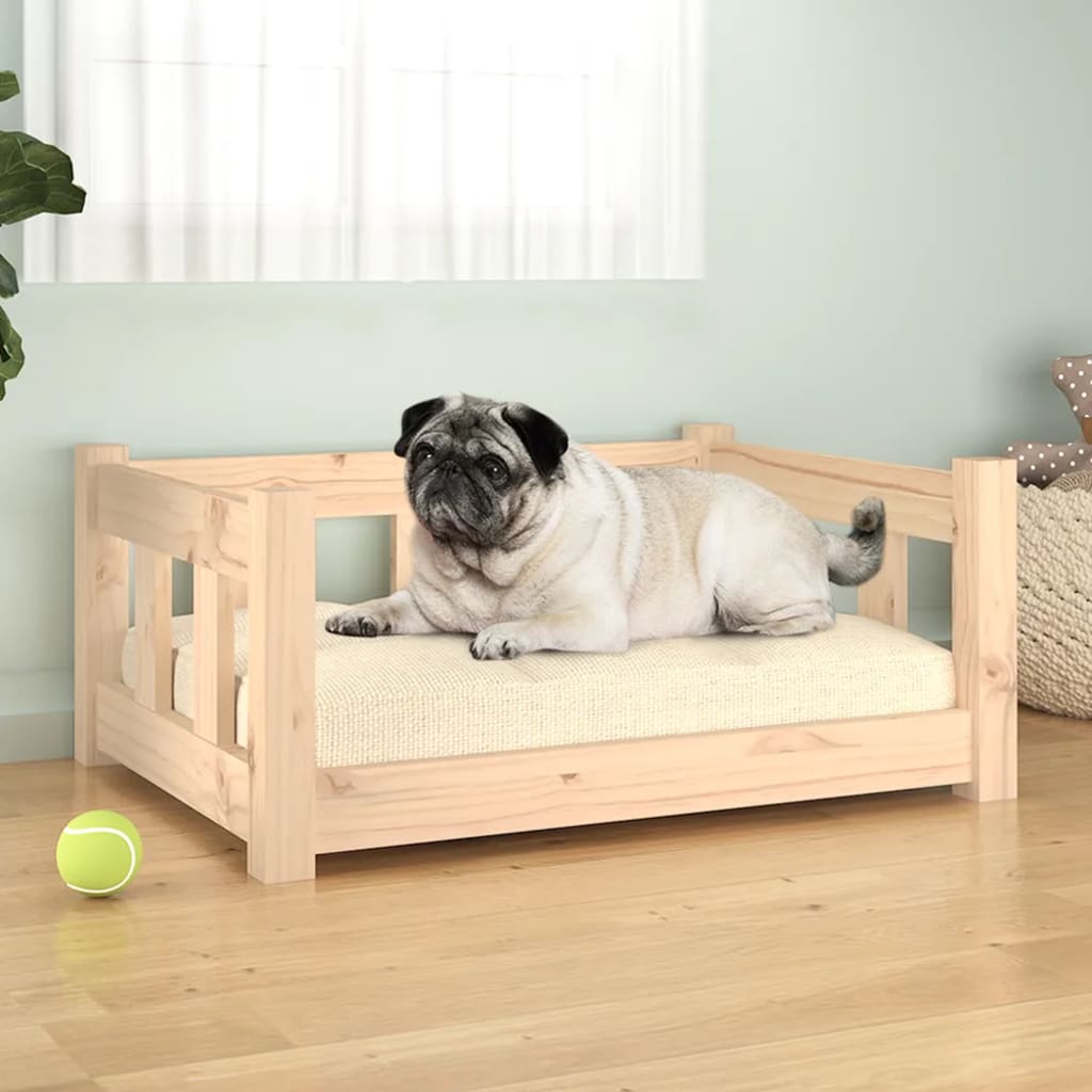Vidaxl Dog Basket 65.5x50.5x28 cm Pine solide