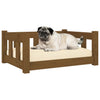 Vidaxl Dog Basket 65.5x50.5x28 cm Solid Pine Honey Brown