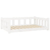 Vidaxl Dog Basket 95.5x65.5x28 cm Pine solide blanc