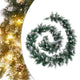 Vidaxl Garland de Noël avec lumières LED 5,2 m en PVC vert