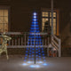 Vidaxl Flagpole Trele de Noël 108 LEDS bleu 180 cm