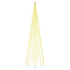 Vidaxl Flagôle arbre de Noël 310 LEDS blanc chaud 300 cm