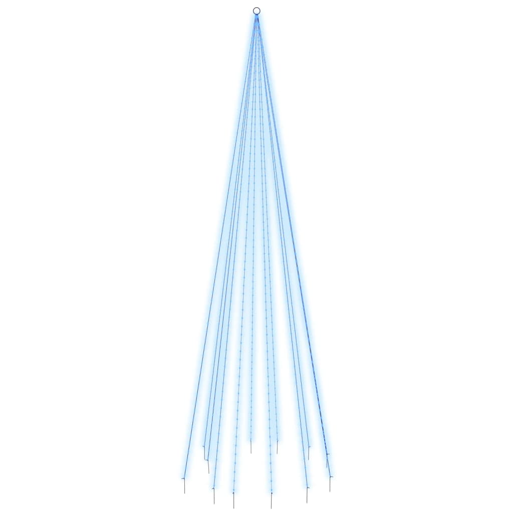 Vidaxl Flagpole S TEPLE 732 LEDS BLUE 500 cm
