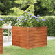 Vidaxl Planter surélevé 100x100x77 cm Corten Steel Rusty