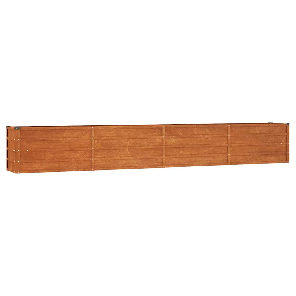 Planteur Vidaxl inséré 320x40x45 cm Corten Steel Rusty