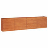 Vidaxl Planter surélevé 320x40x77 cm Corten Steel Rusty