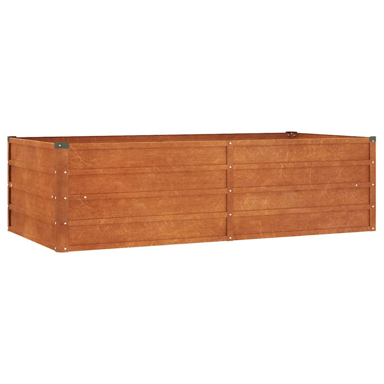 Vidaxl Planter surélevé 160x80x45 cm Corten Steel Rusty