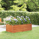 Vidaxl Planter surélevé 160x80x45 cm Corten Steel Rusty