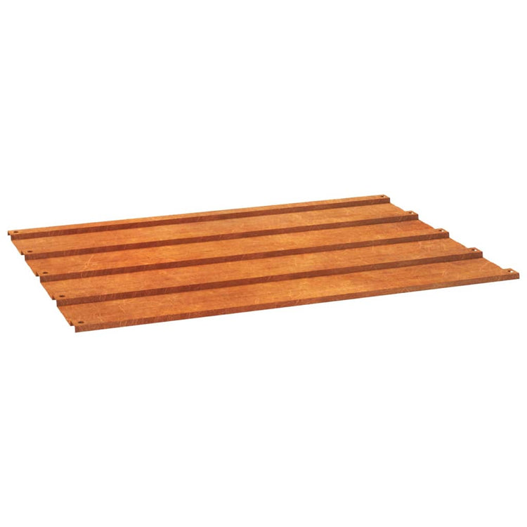 Vidaxx panneaux de toit 12 pcs 60x44 cm acier corten rouillé