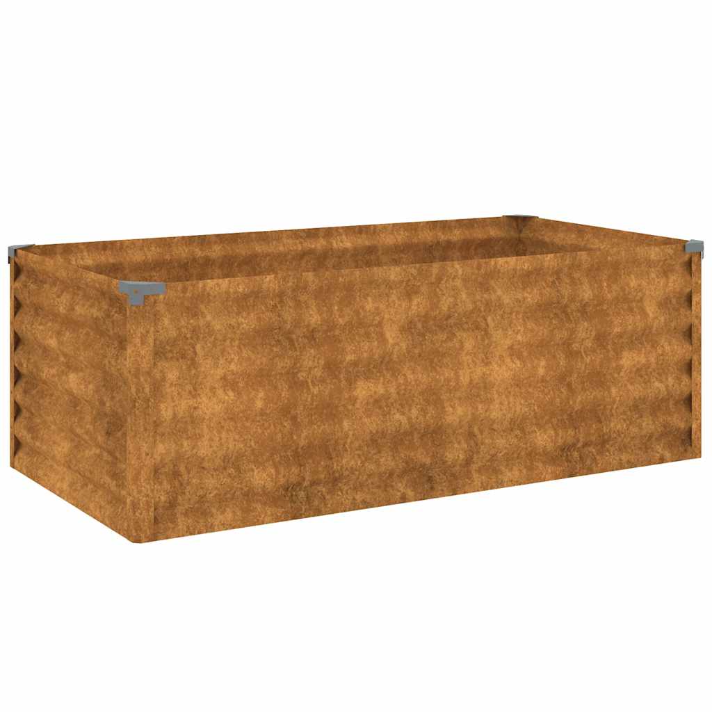 Vidaxl Planter surélevé 100x50x36 cm Cortenstaal