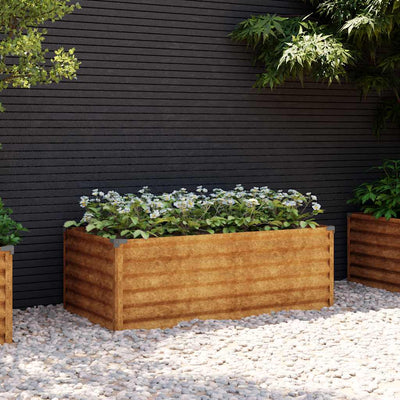 Vidaxl Planter surélevé 100x50x36 cm Cortenstaal
