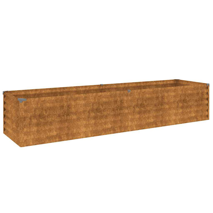 Vidaxl Planter surélevé 194x50x36 cm Cortenstaal