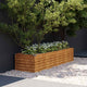 Vidaxl Planter surélevé 194x50x36 cm Cortenstaal