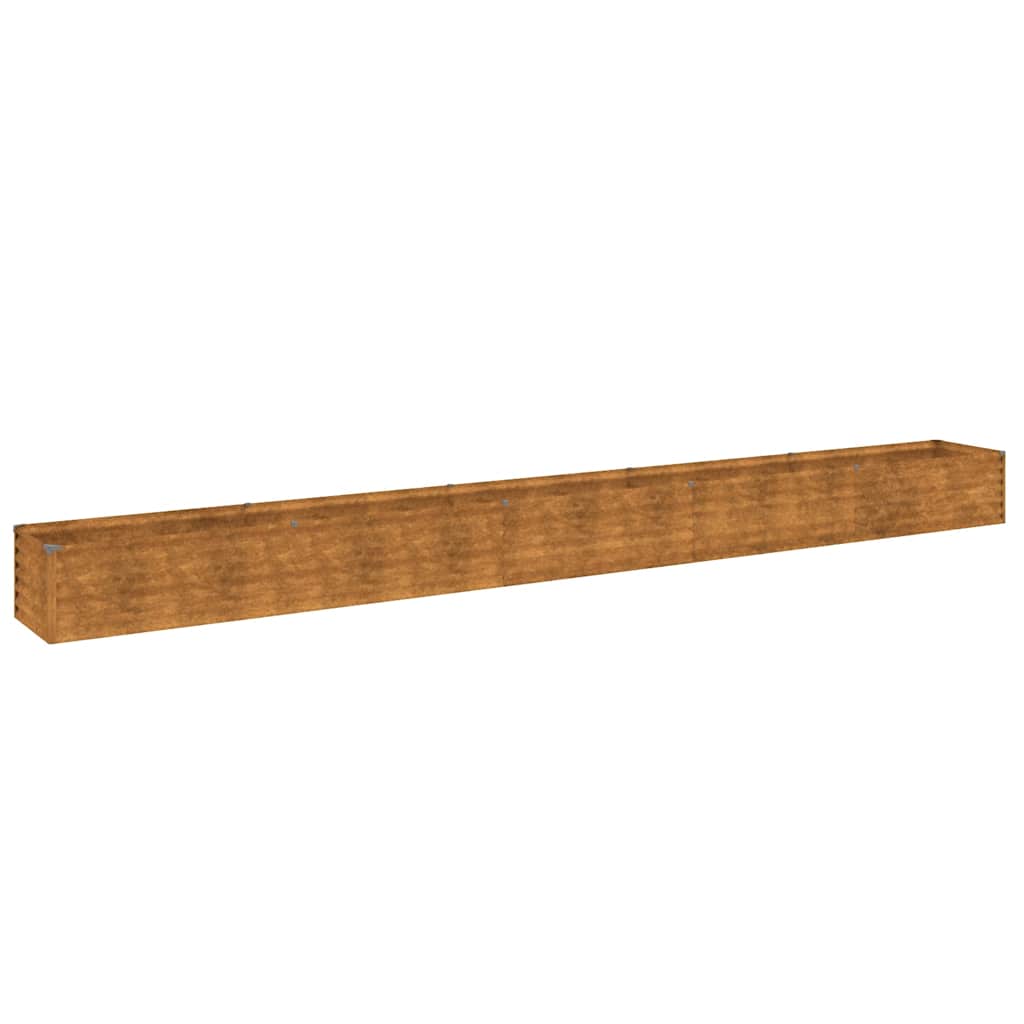 Vidaxx bac de jardin surélevé 482x50x36 cm acier corten