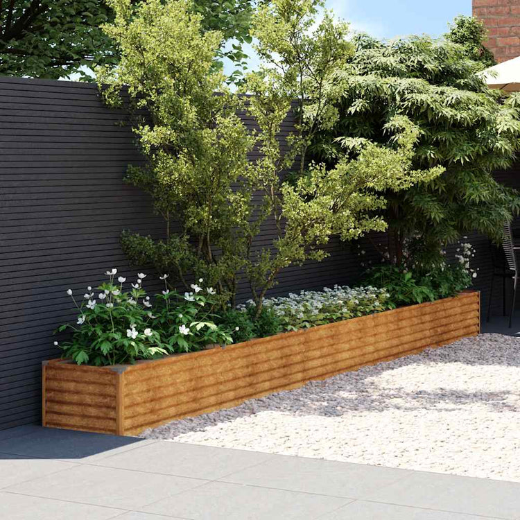 Vidaxx bac de jardin surélevé 482x50x36 cm acier corten