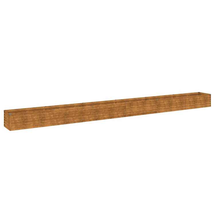 Vidaxl Planter augmenté 580x50x36 cm Cortenstaal