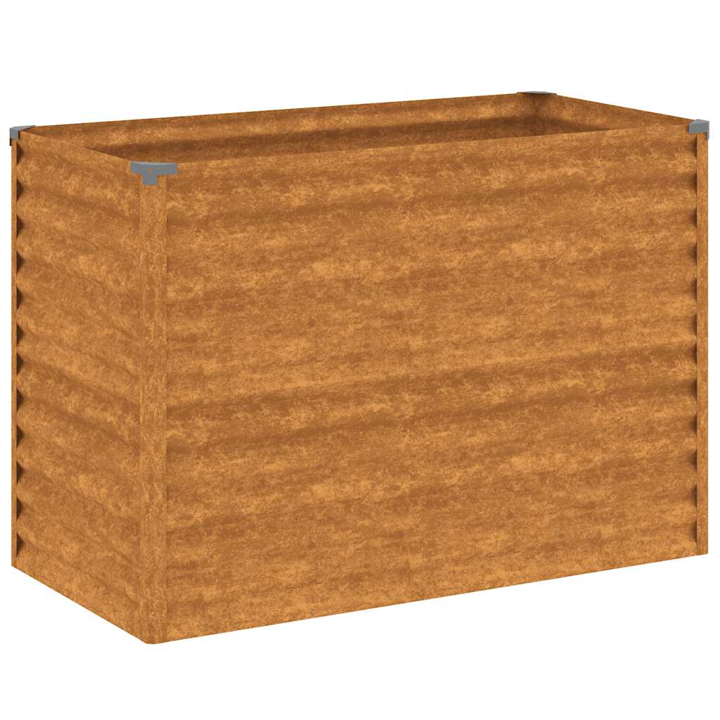 Vidaxl Planter surélevé 100x50x69 cm Cortenstaal
