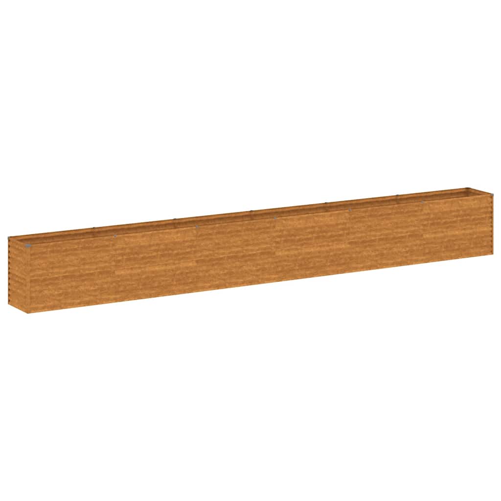 Vidaxl Planter a augmenté 578x50x69 cm Cortenstaal
