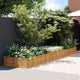 Vidaxl Planter a augmenté 482x100x36 cm Cortenstaal