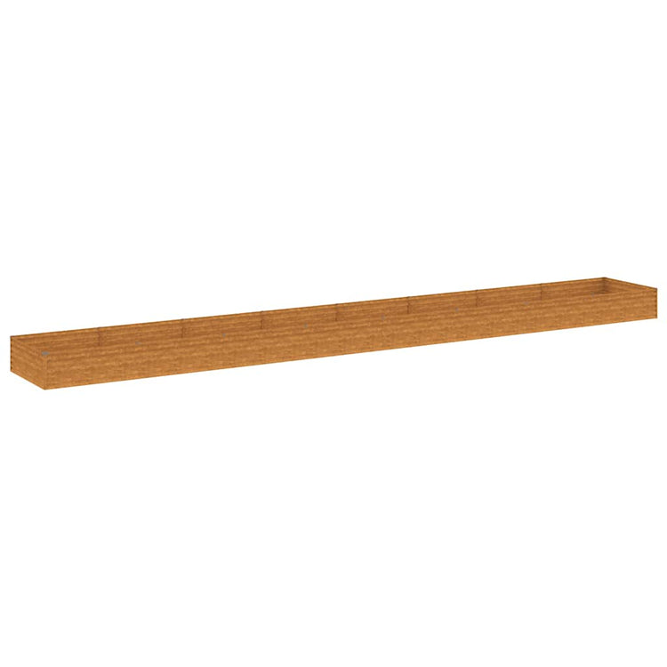 Vidaxx jardinière surélevée 770x100x36 cm acier corten