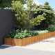 Vidaxl Planter a augmenté le 960x100x36 cm Cortenstaal