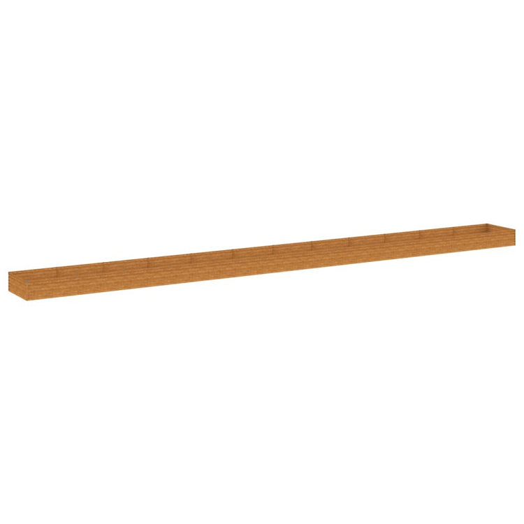 Vidaxl Planter élevé 1150x100x36 cm Cortenstaal