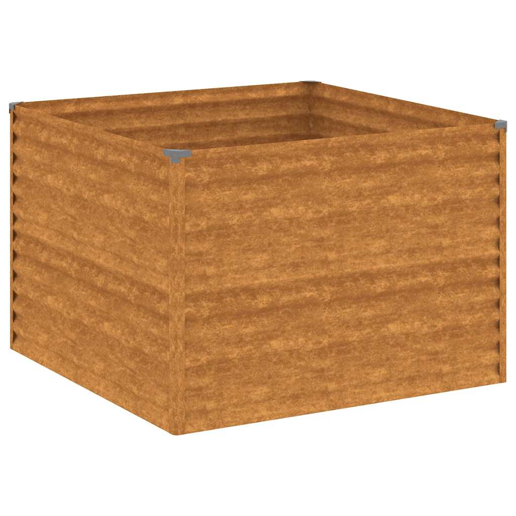 Vidaxl Planter surélevé 100x100x69 cm Cortenstaal