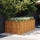VidaXL jardinière surélevée 196x100x69 cm acier corten