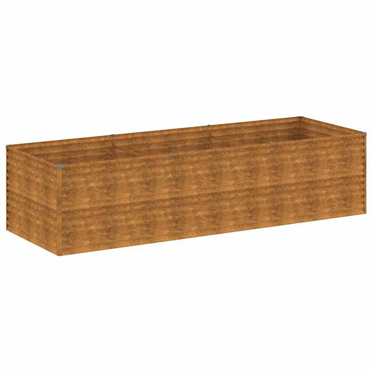 Vidaxx jardinière surélevée 290x100x69 cm acier corten