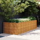 Vidaxx jardinière surélevée 290x100x69 cm acier corten