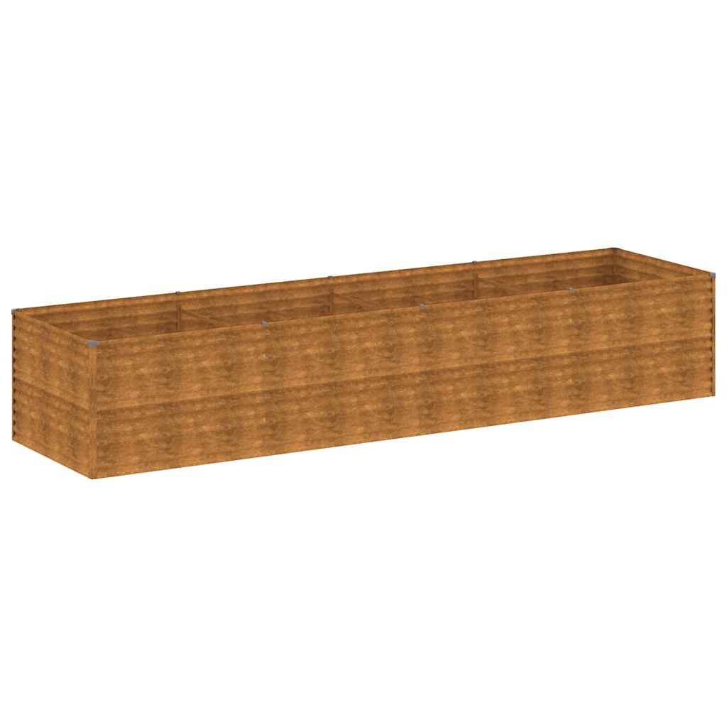 Vidaxl Planter a augmenté 386x100x69 cm Cortenstaal
