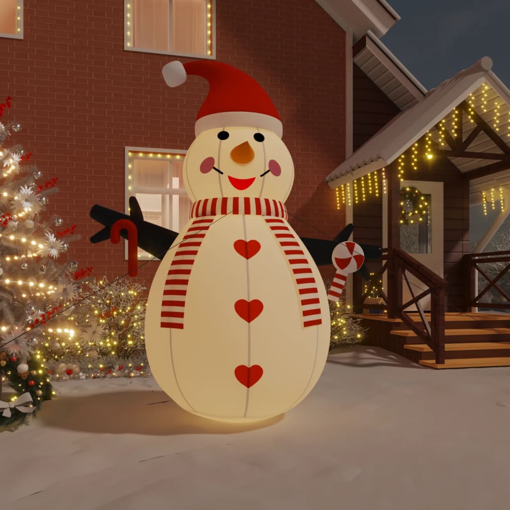 Vidaxl Snowman gonflable avec un éclairage LED 360 cm