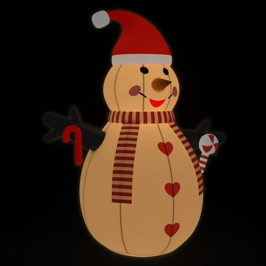 Vidaxl Snowman gonflable avec des LED 460 cm
