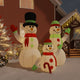 Vidaxl Snowman gonflable avec les LED 360 cm