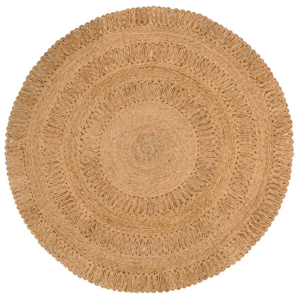 Tapis Vidaxl à environ 150 cm Jute tressée