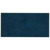 Panneaux muraux vidaxl 12 st 2,16 m² 60x30 cm en velours bleu