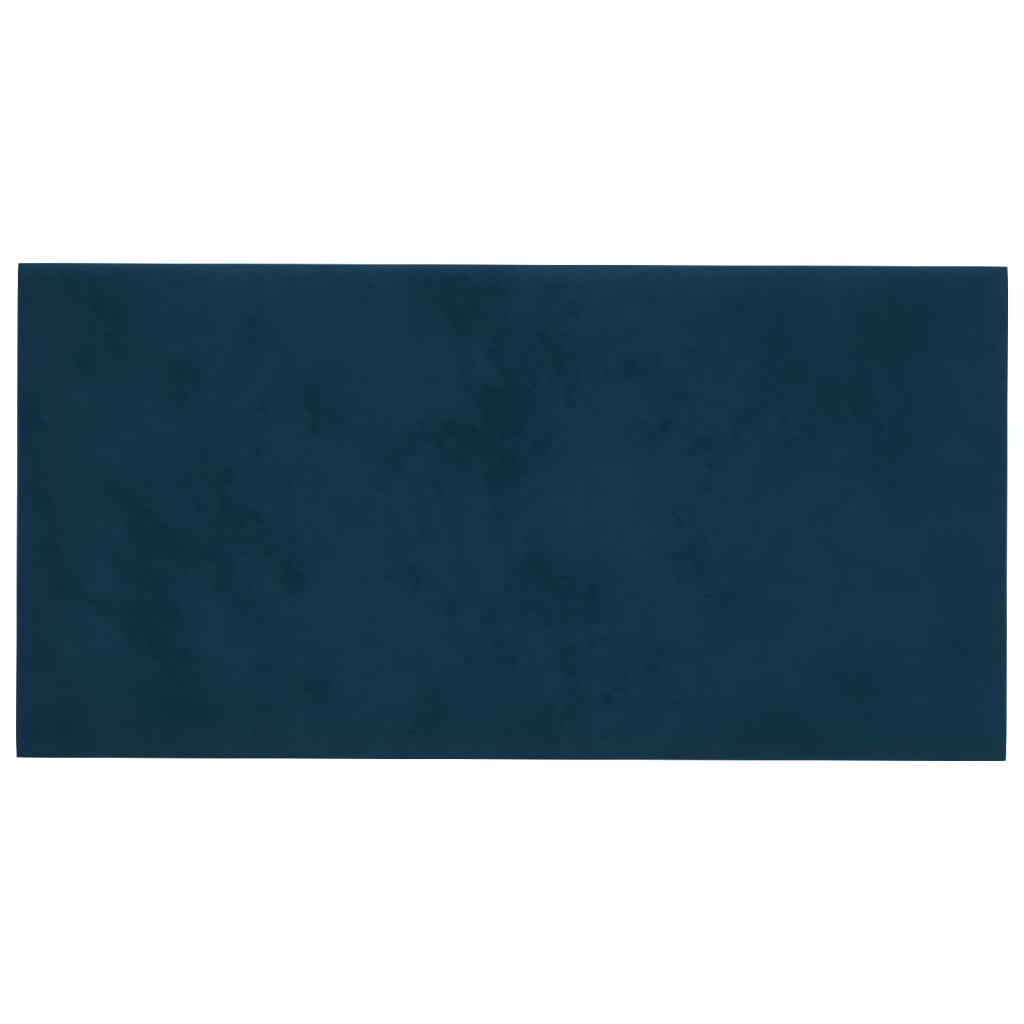 Panneaux muraux vidaxl 12 st 2,16 m² 60x30 cm en velours bleu