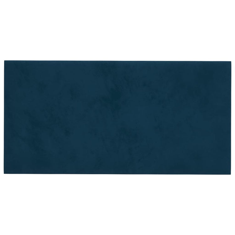 Panneaux muraux vidaxl 12 st 2,16 m² 60x30 cm en velours bleu