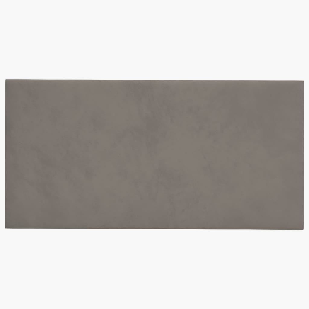 Panneaux muraux vidaxl 12 st 2,16 m² 60x30 cm en velours gris clair