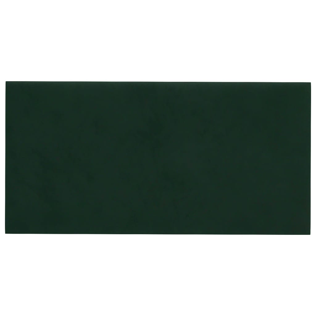 Panneaux muraux Vidaxl 12 ST 2,16 m² 60x30 cm Velvet vert foncé