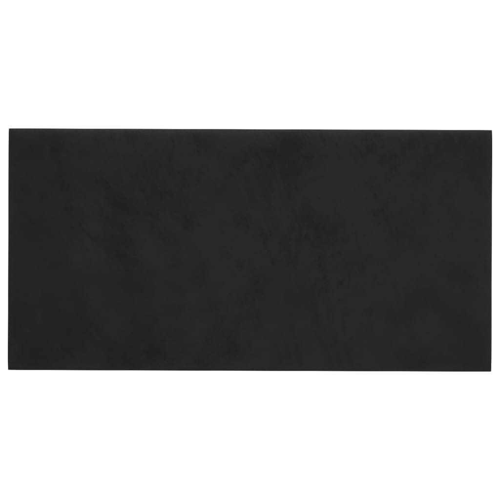 Panneaux muraux vidaxl 12 st 2,16 m² 60x30 cm en velours noir