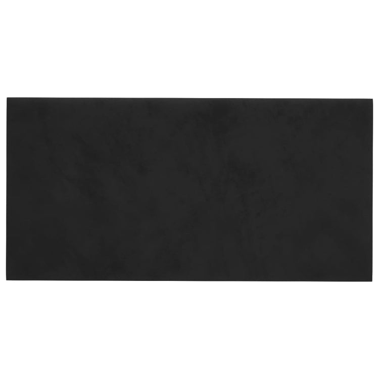Panneaux muraux vidaxl 12 st 2,16 m² 60x30 cm en velours noir