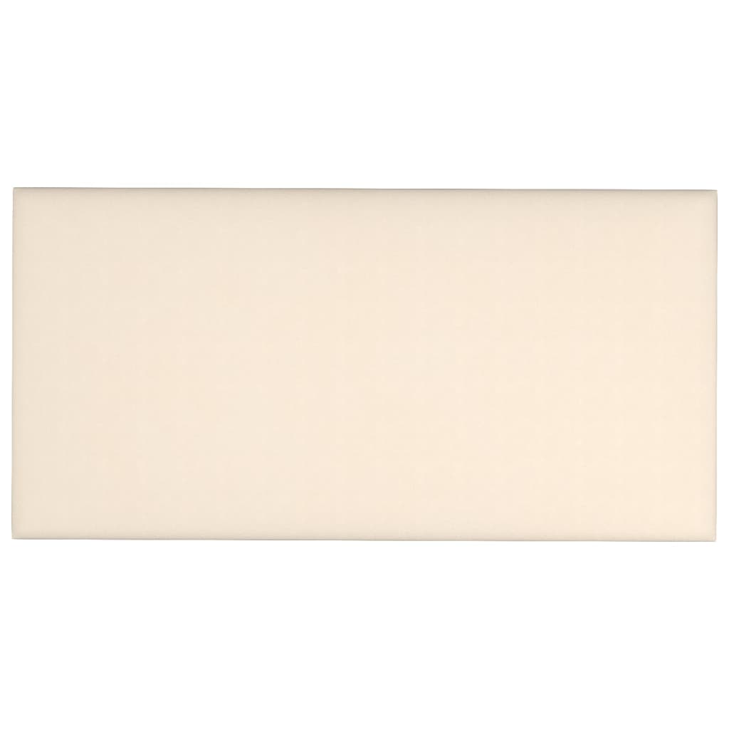 Panneaux muraux Vidaxl 12 ST 2,16 M² 60x30 cm Crème en velours -colore