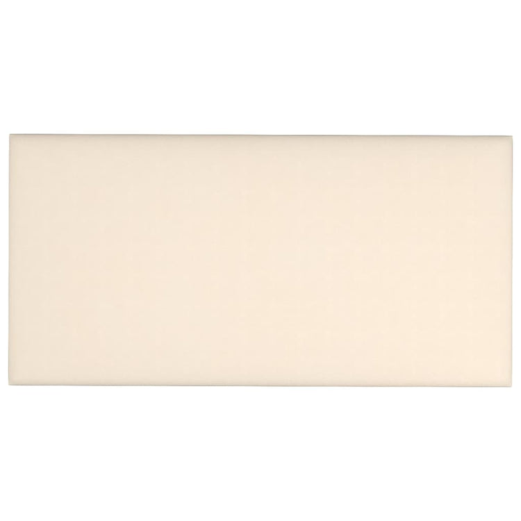 Panneaux muraux Vidaxl 12 ST 2,16 M² 60x30 cm Crème en velours -colore