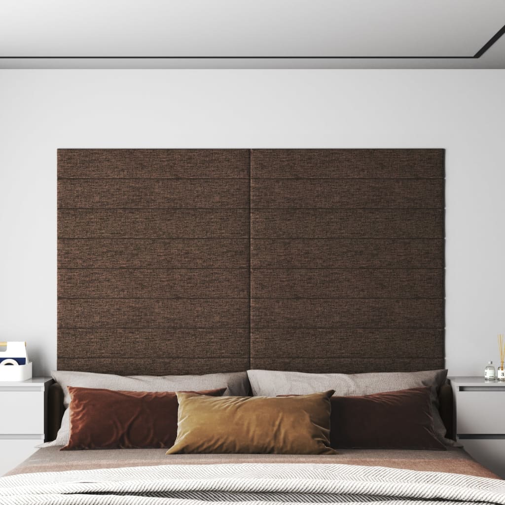 Panneaux muraux Vidaxl 12 ST 1,62 m² 90x15 cm Brown