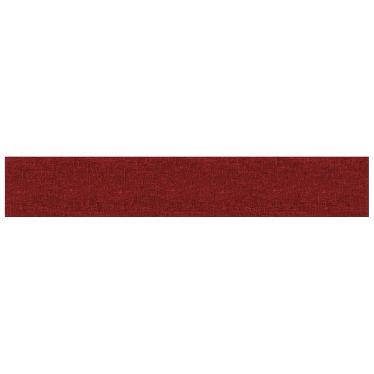 Panneaux muraux Vidaxl 12 ST 1,62 m² 90x15 cm Vin de tissu rouge