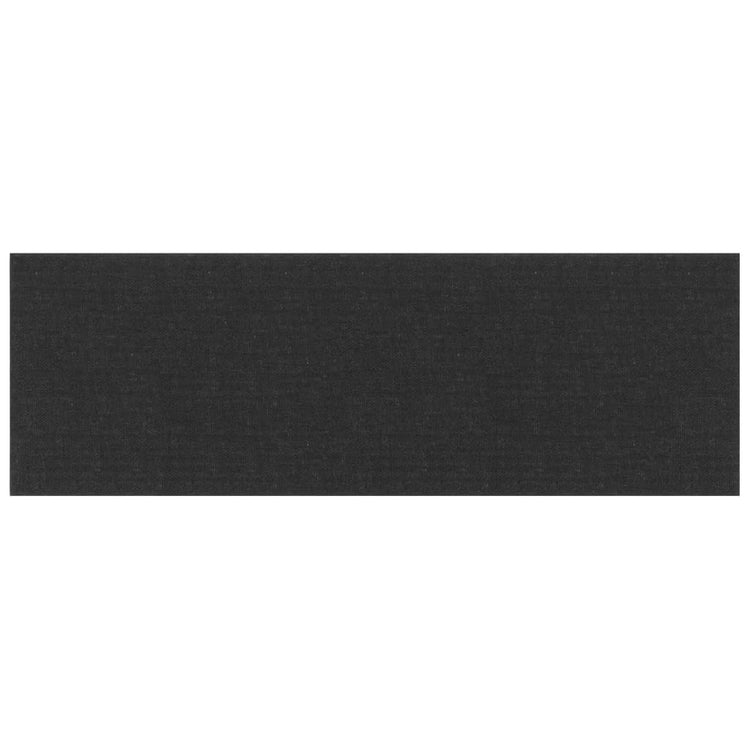Panneaux muraux vidaxl 12 ST 3,24 m² 90x30 cm Tissu noir